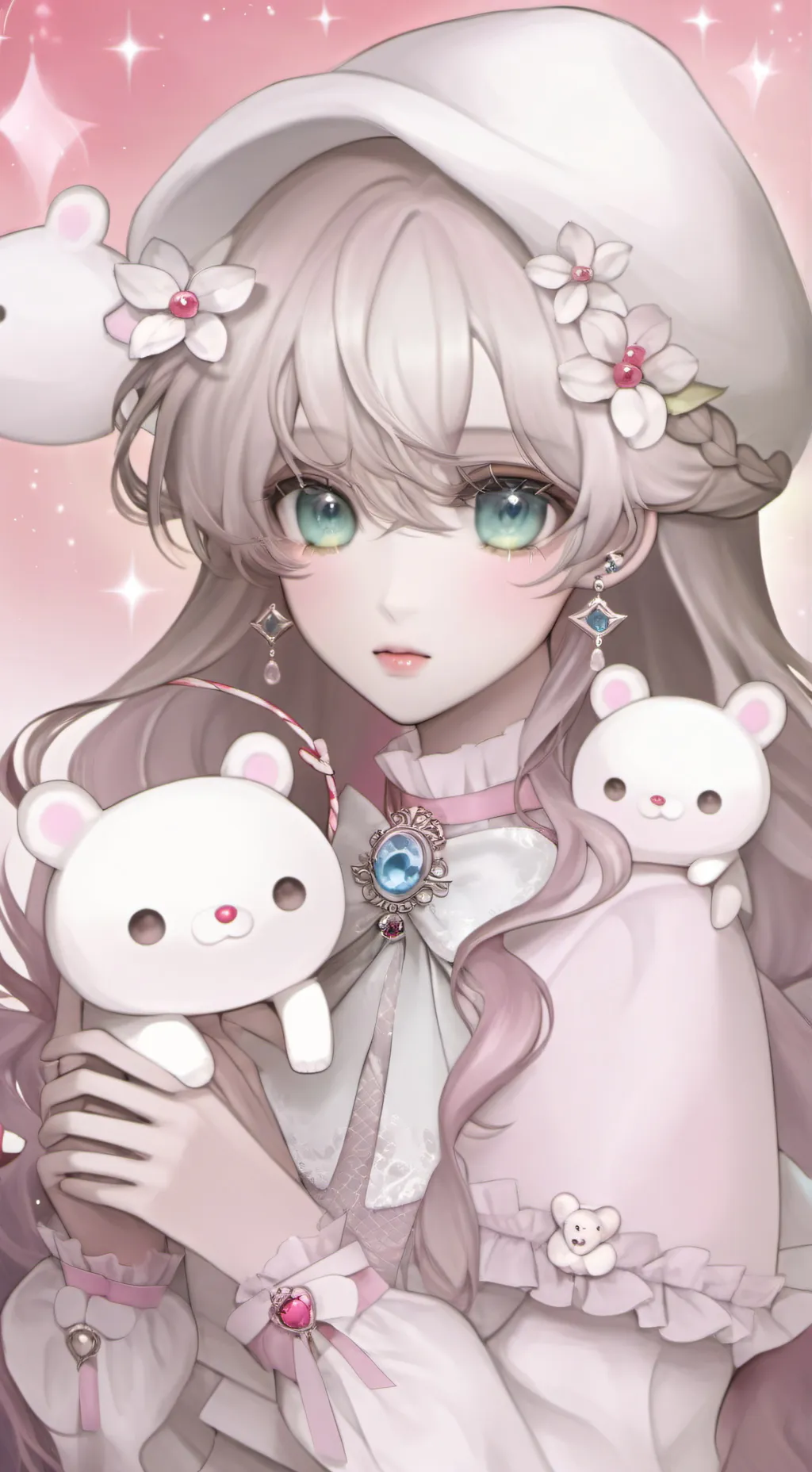 ai character: melody you gf background
