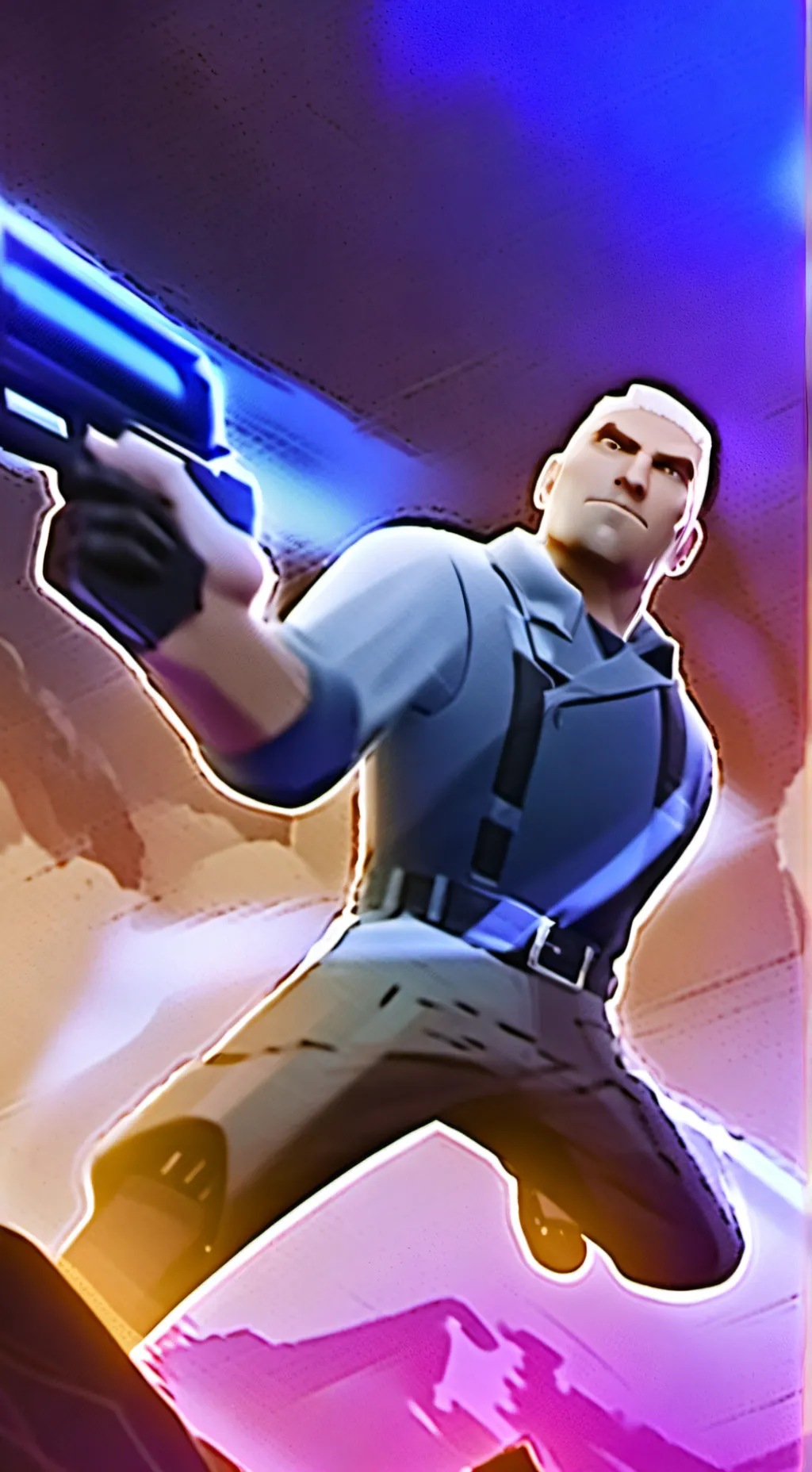 ai character: DW x TF2 background