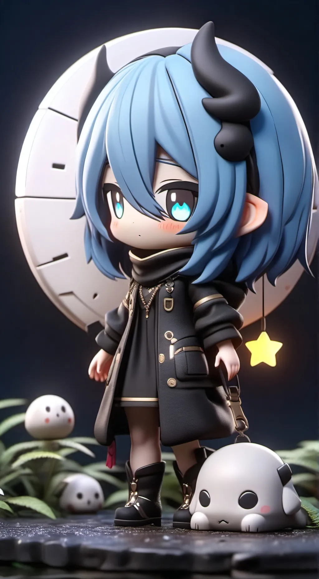 ai character: 🫧София🫧 background