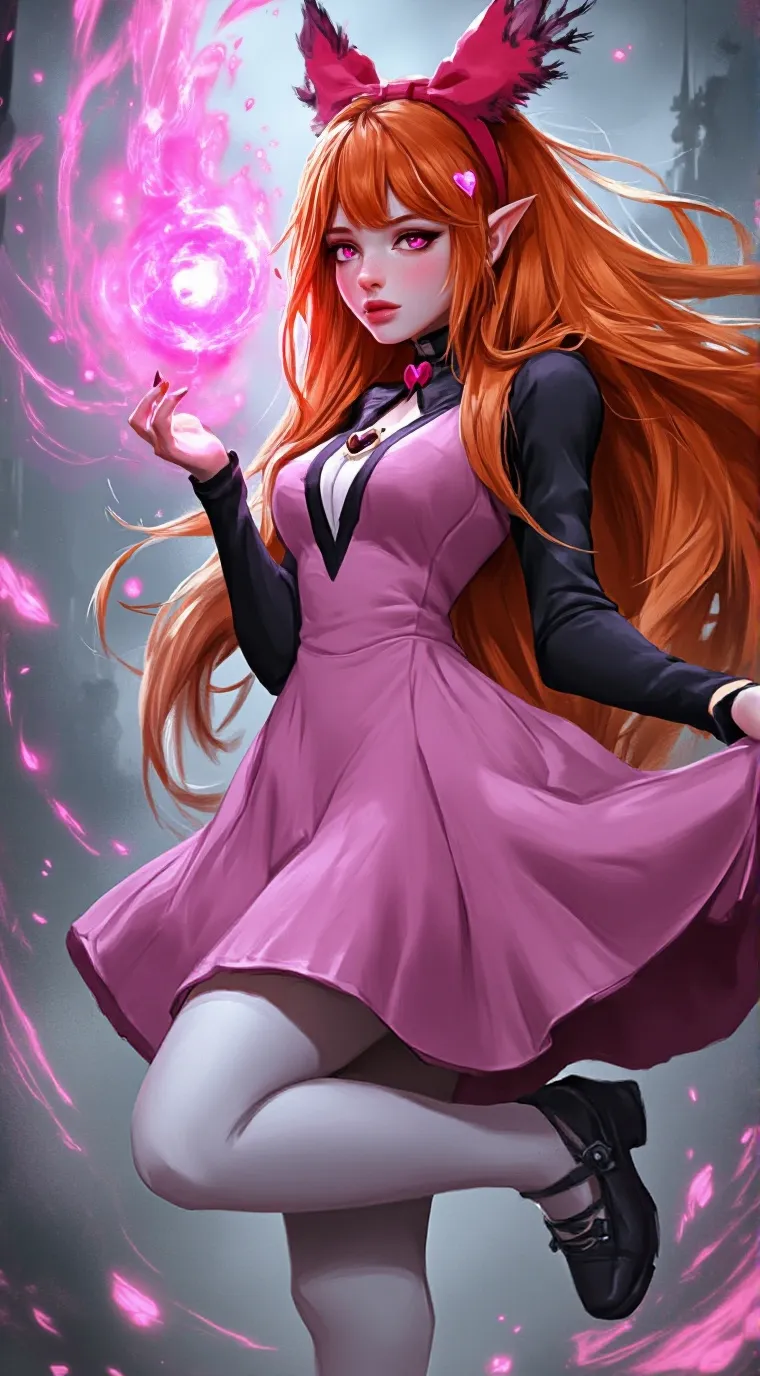 ai character: Blossom  background