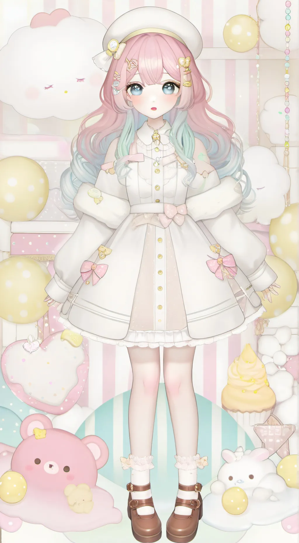 ai character: •Magical Girl• background