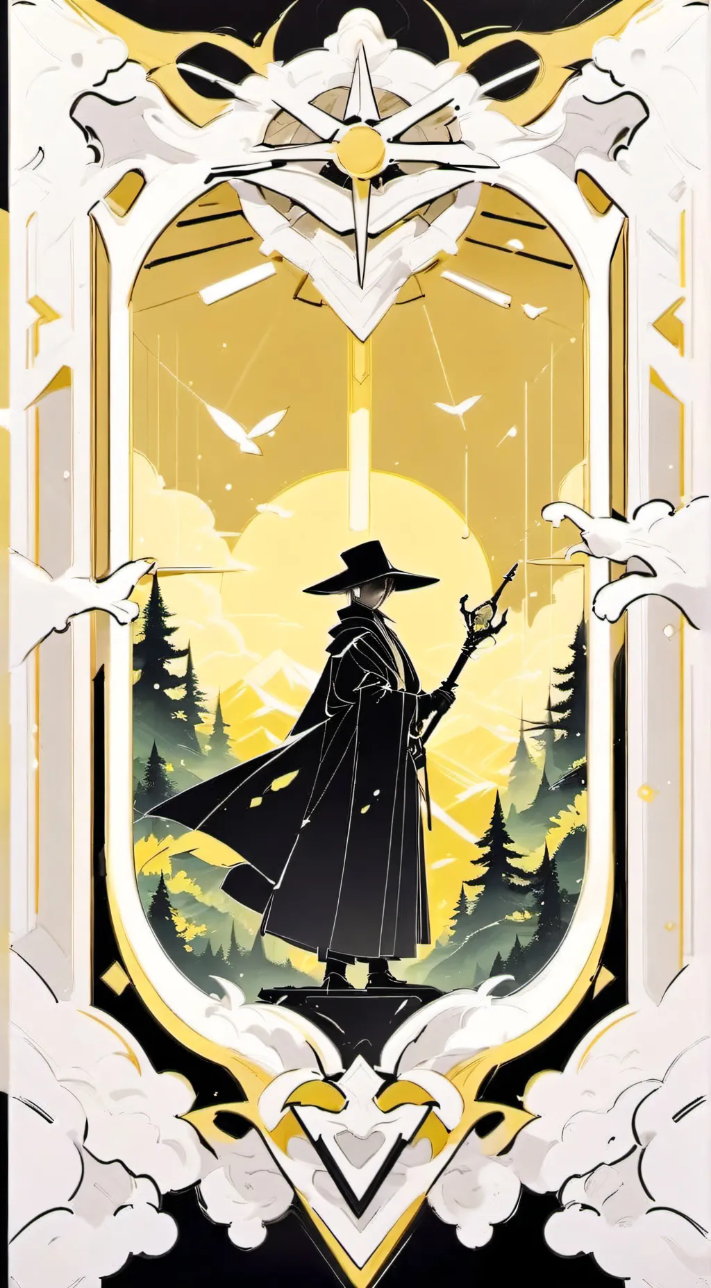 ai character: CROB Legendary background