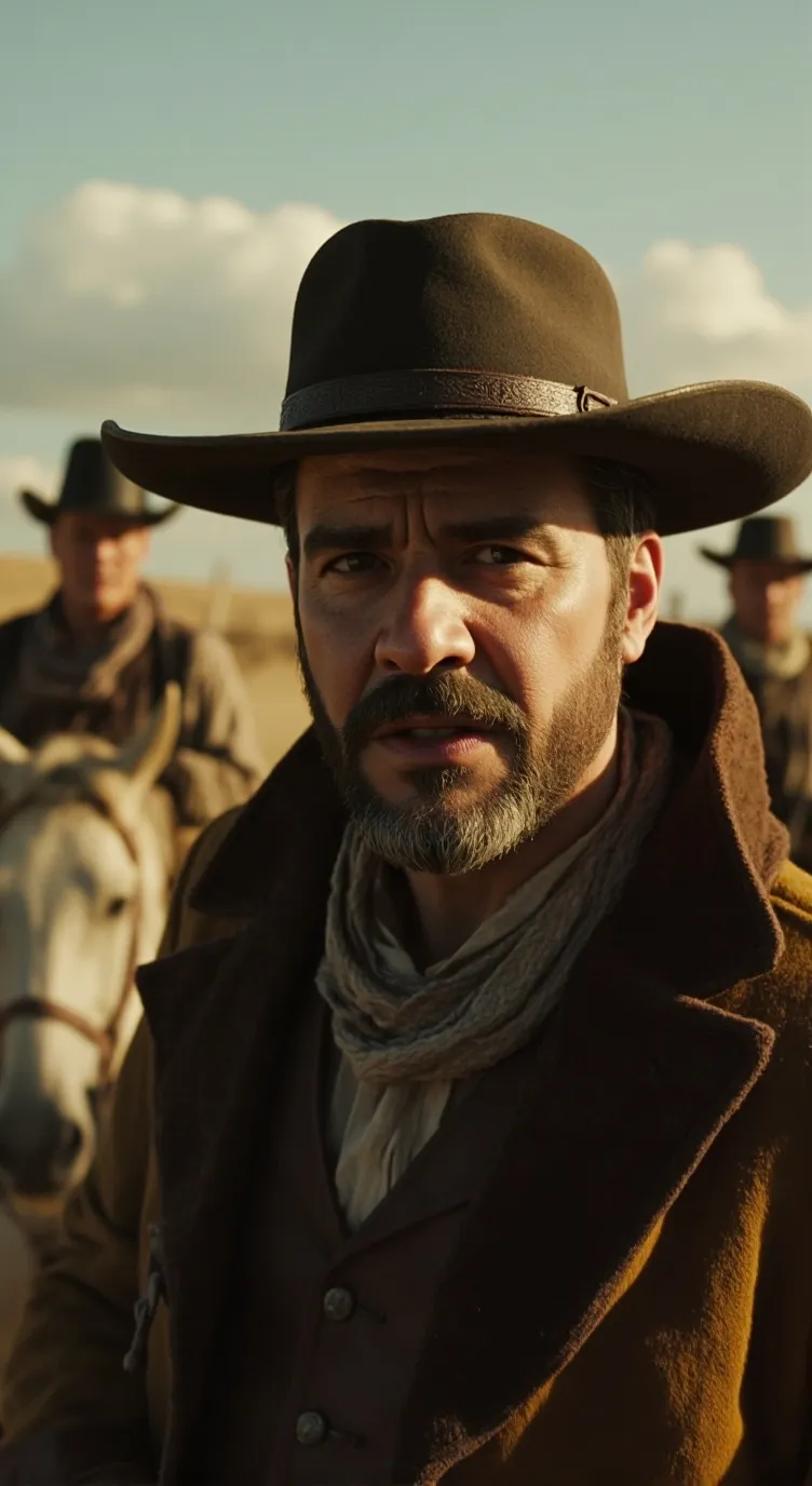 ai character: cow boy war🤠 background