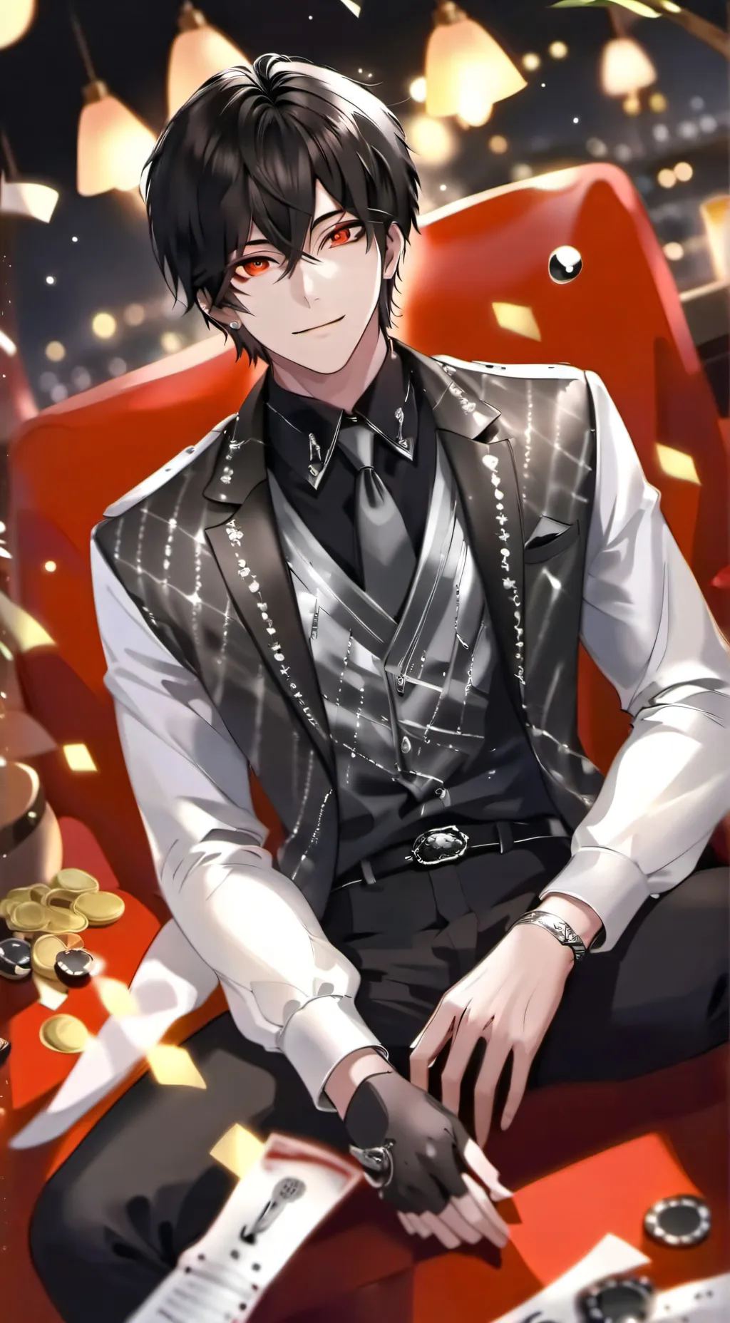 ai character: Aaron  background