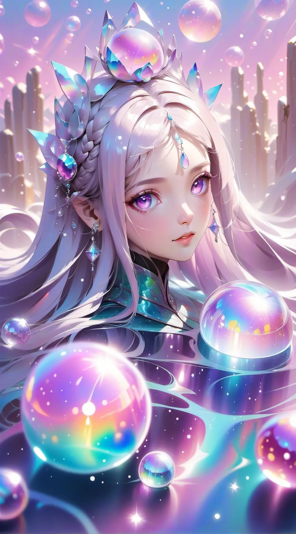 ai character: Pearl background