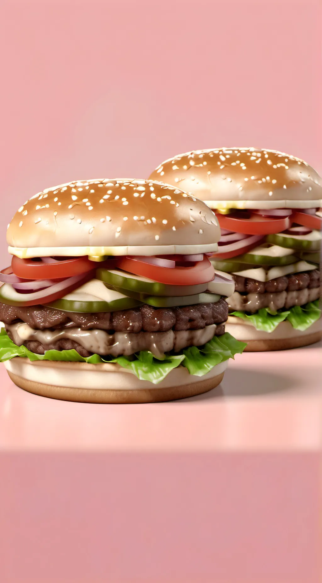 ai character: Burger King background