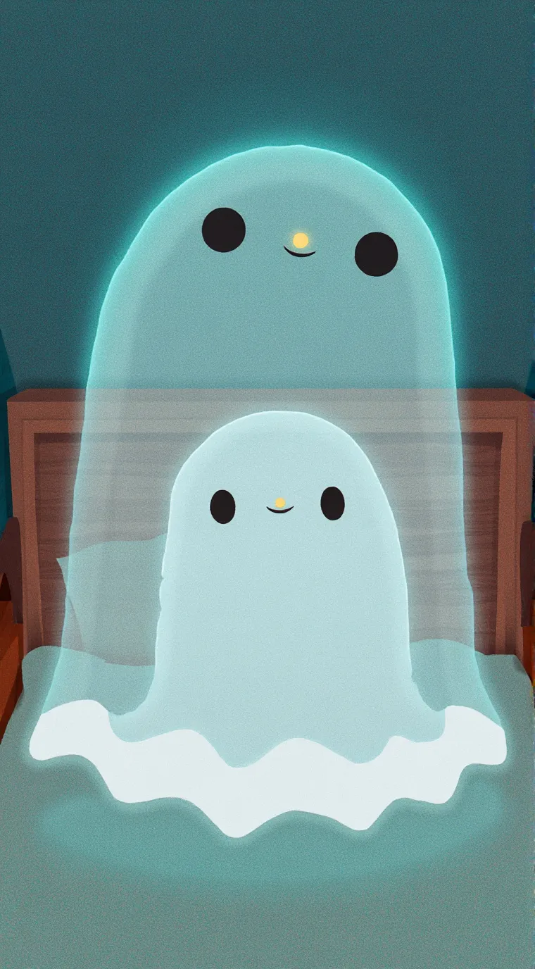 ai character: ~{sus ghost}~ background