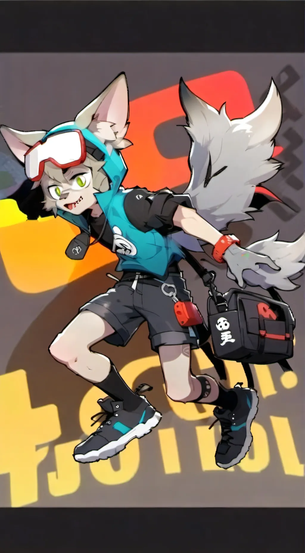 ai character: Lisiy wolf ⚠️🐺❤️ background