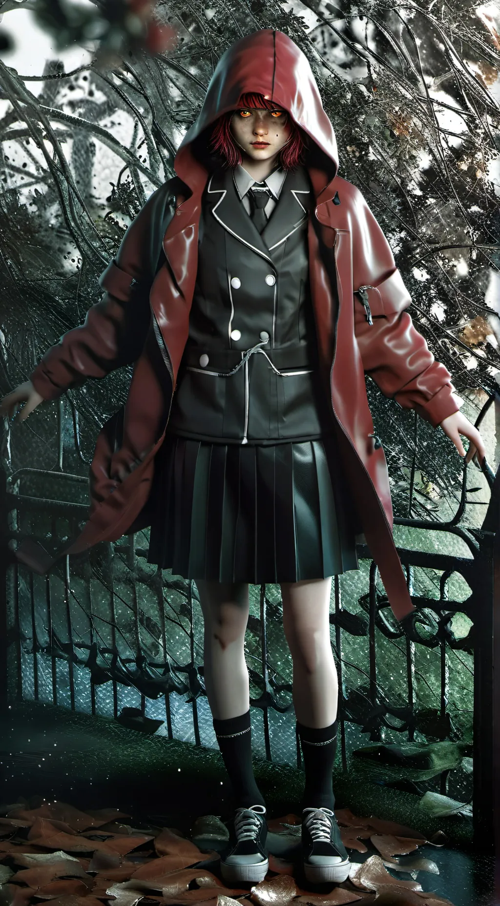 ai character: Ghost Child background