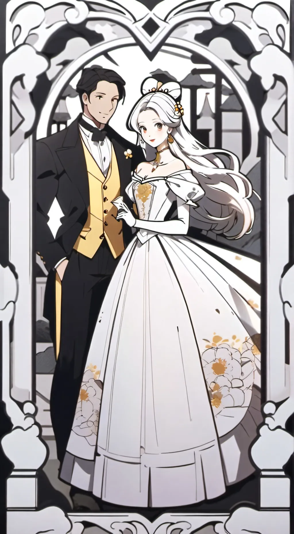 ai character: Mélanie et Maxime background