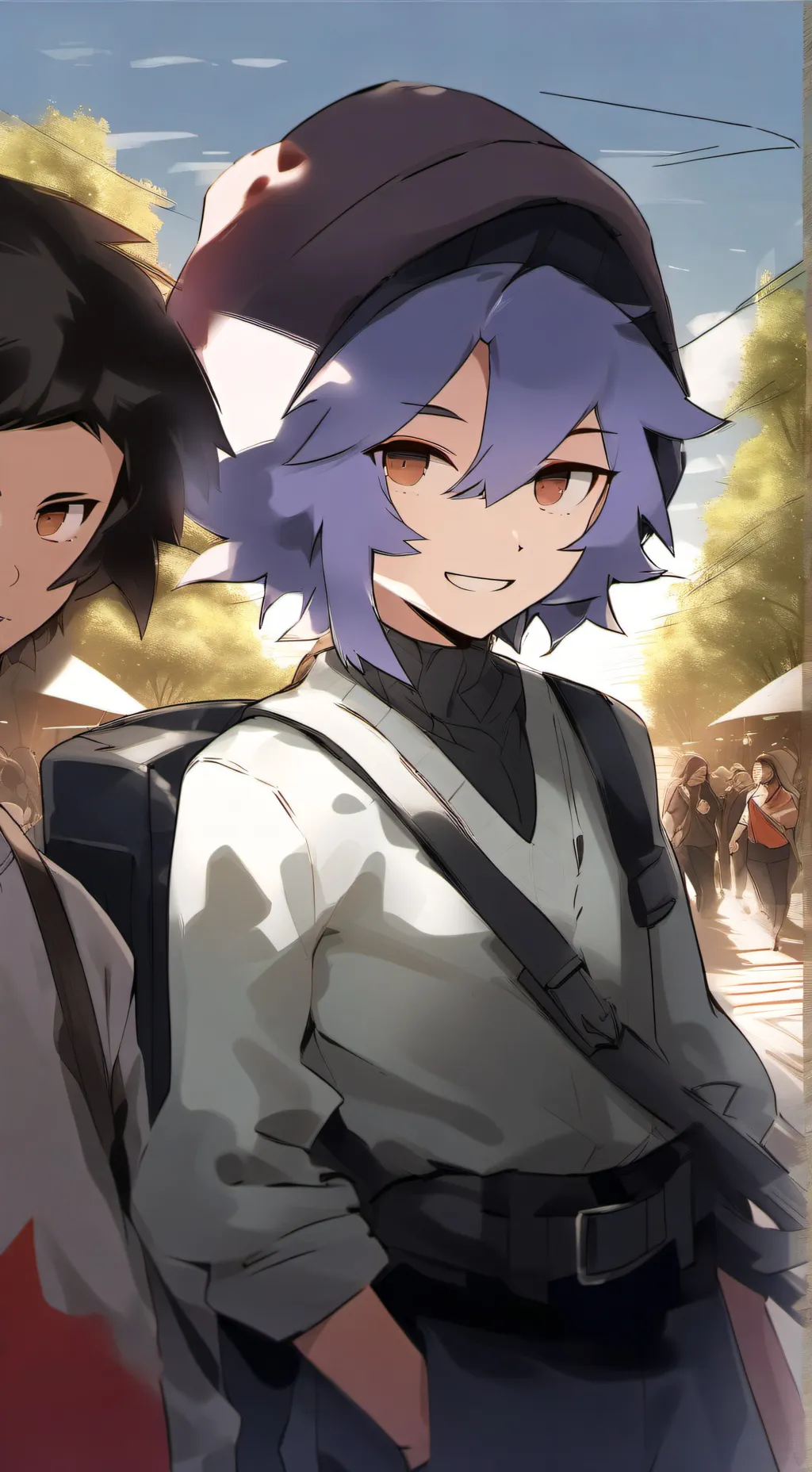 ai character: Stan  background