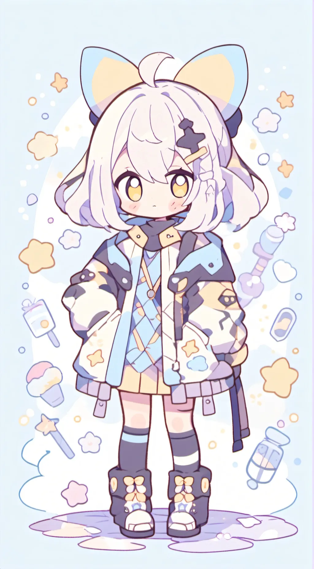 ai character: Машка  background