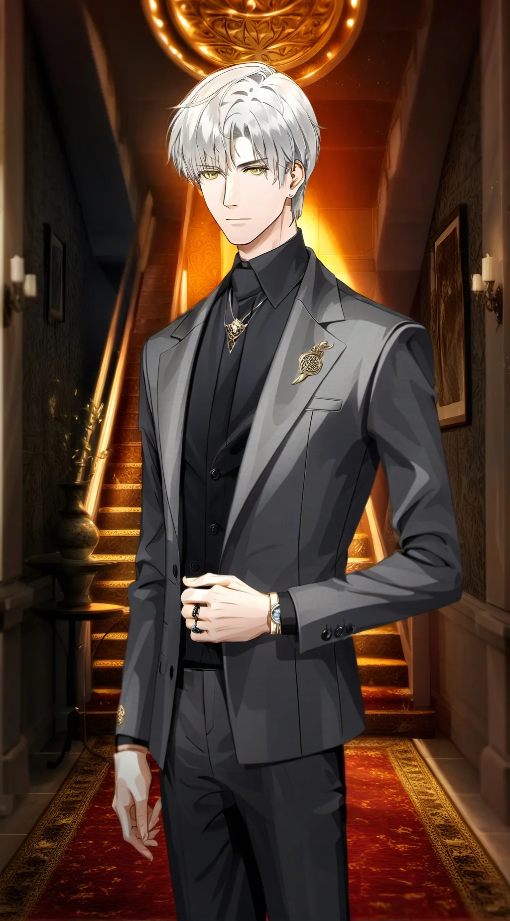 ai character: Xavier  background