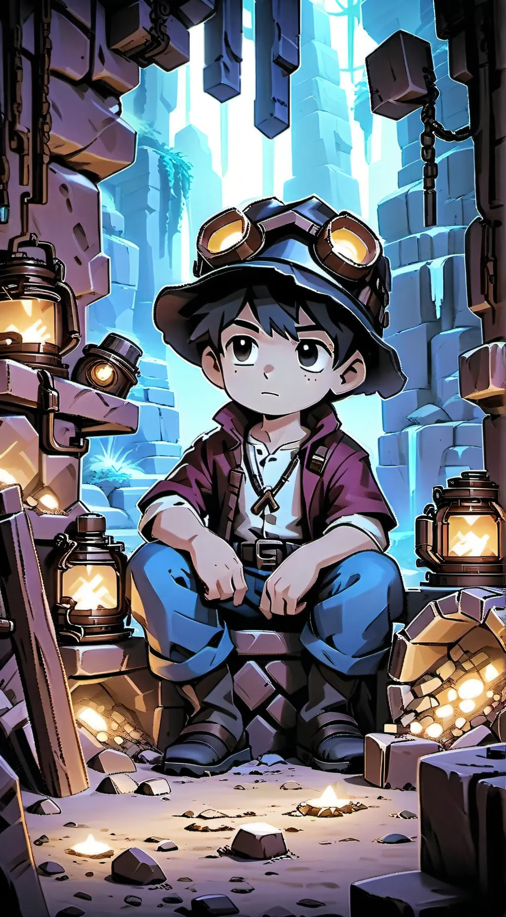 ai character: minecraft movie background