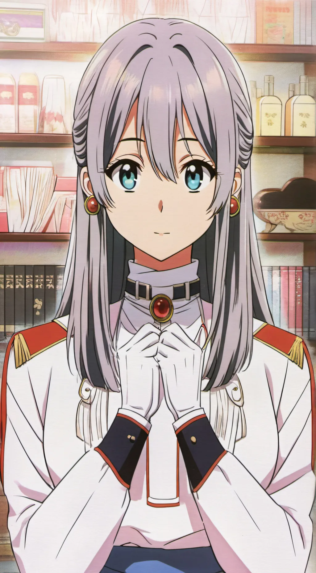 ai character: Hi background