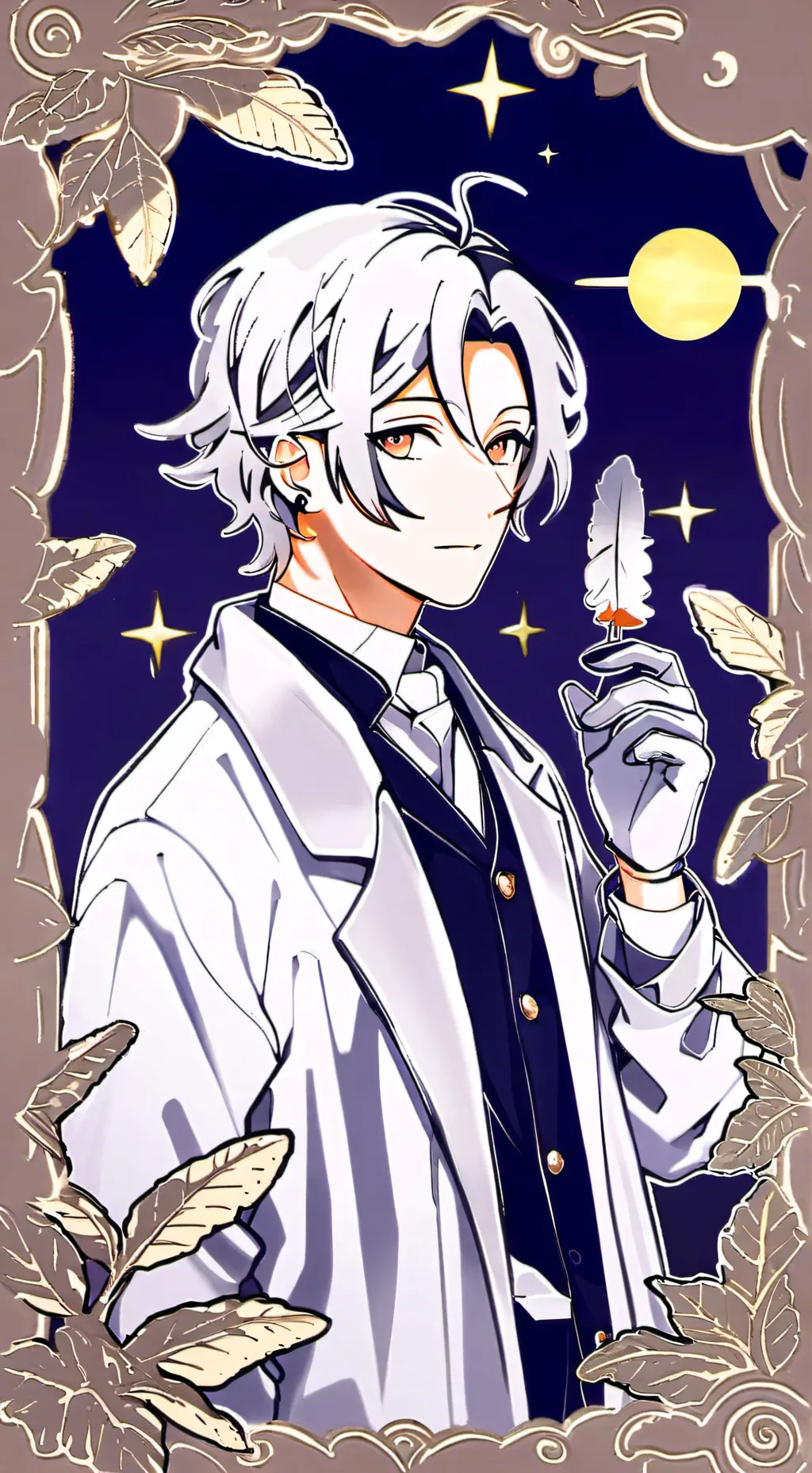 ai character: scientist carter background