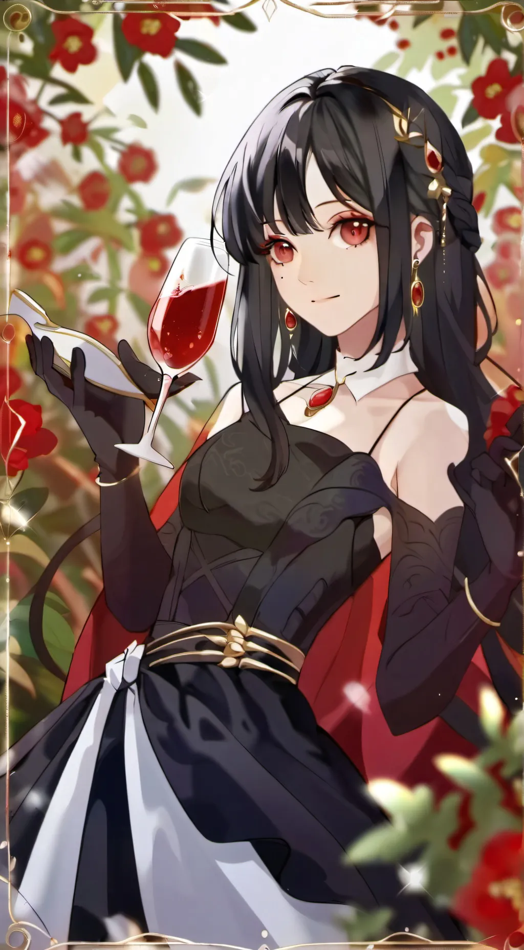 ai character: Kny party  background