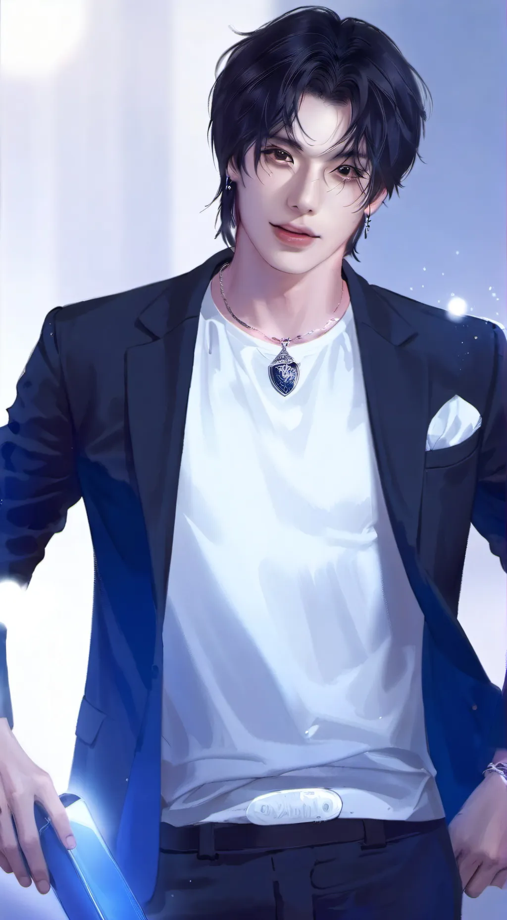 ai character: hyunjin background