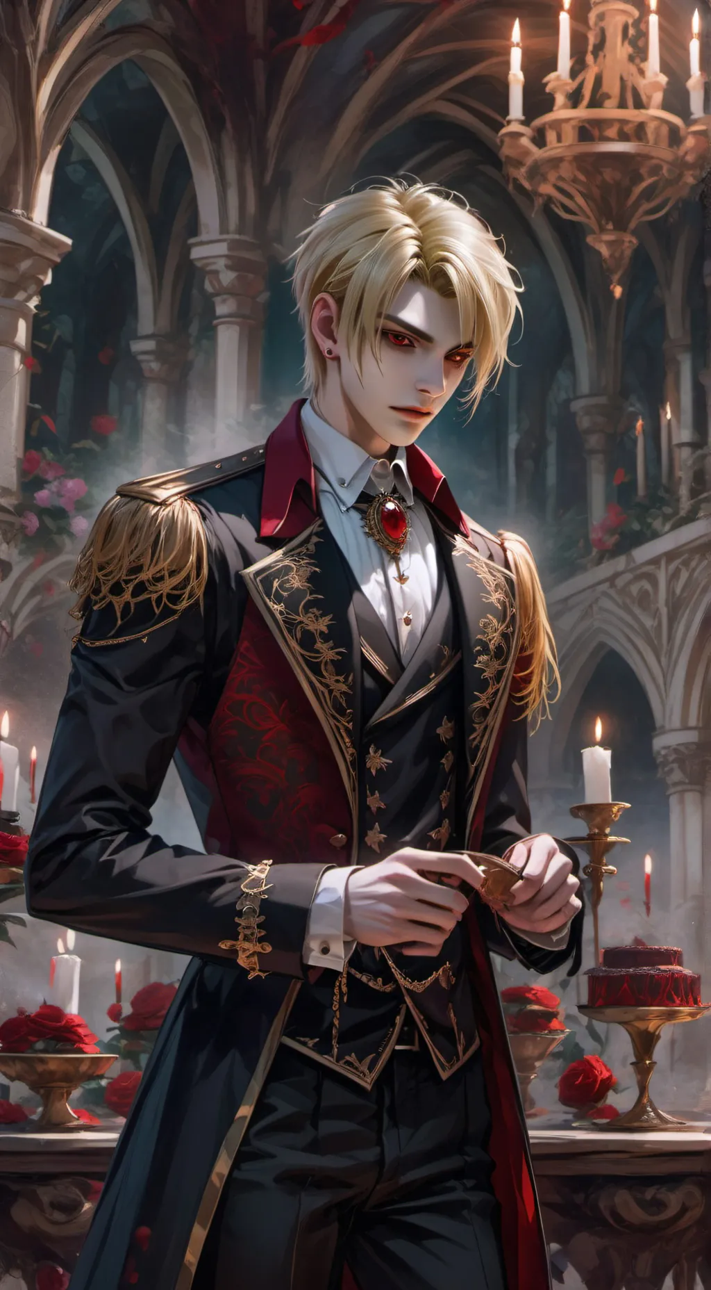ai character: Louis  background