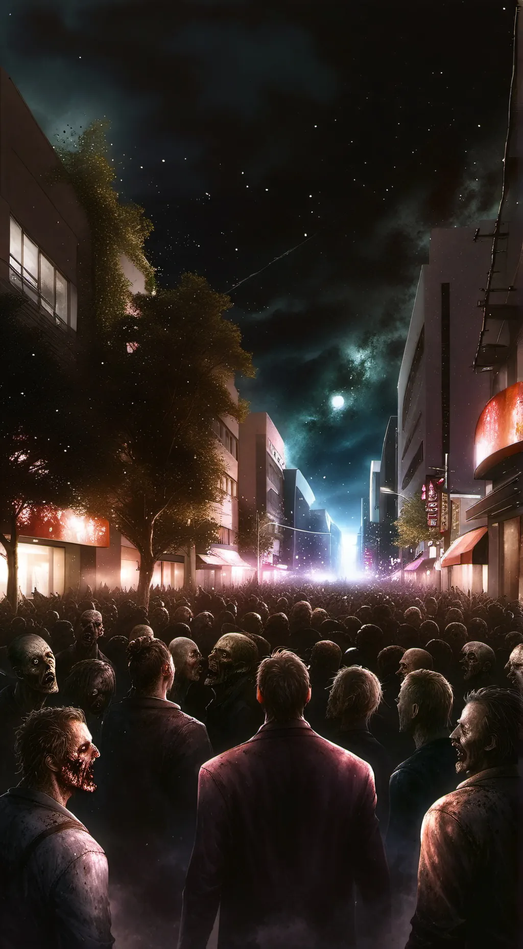ai character: Zombie Apocalypse• background