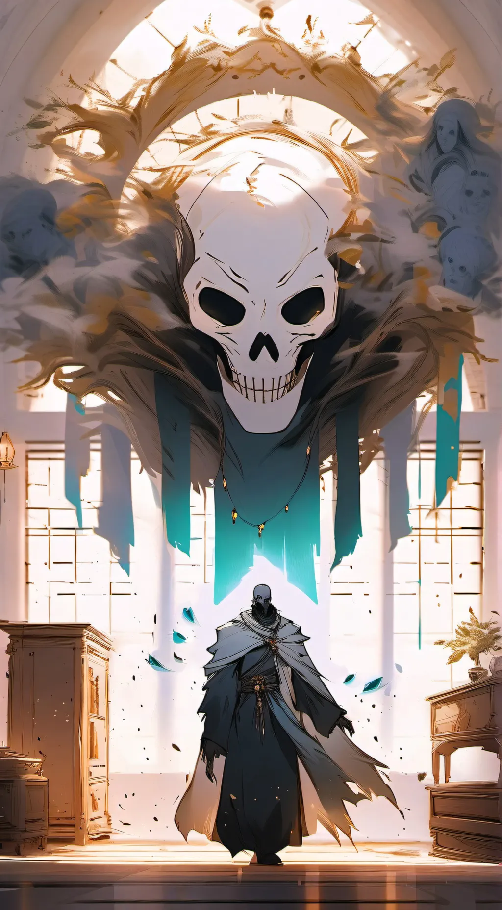 ai character: Phantom background