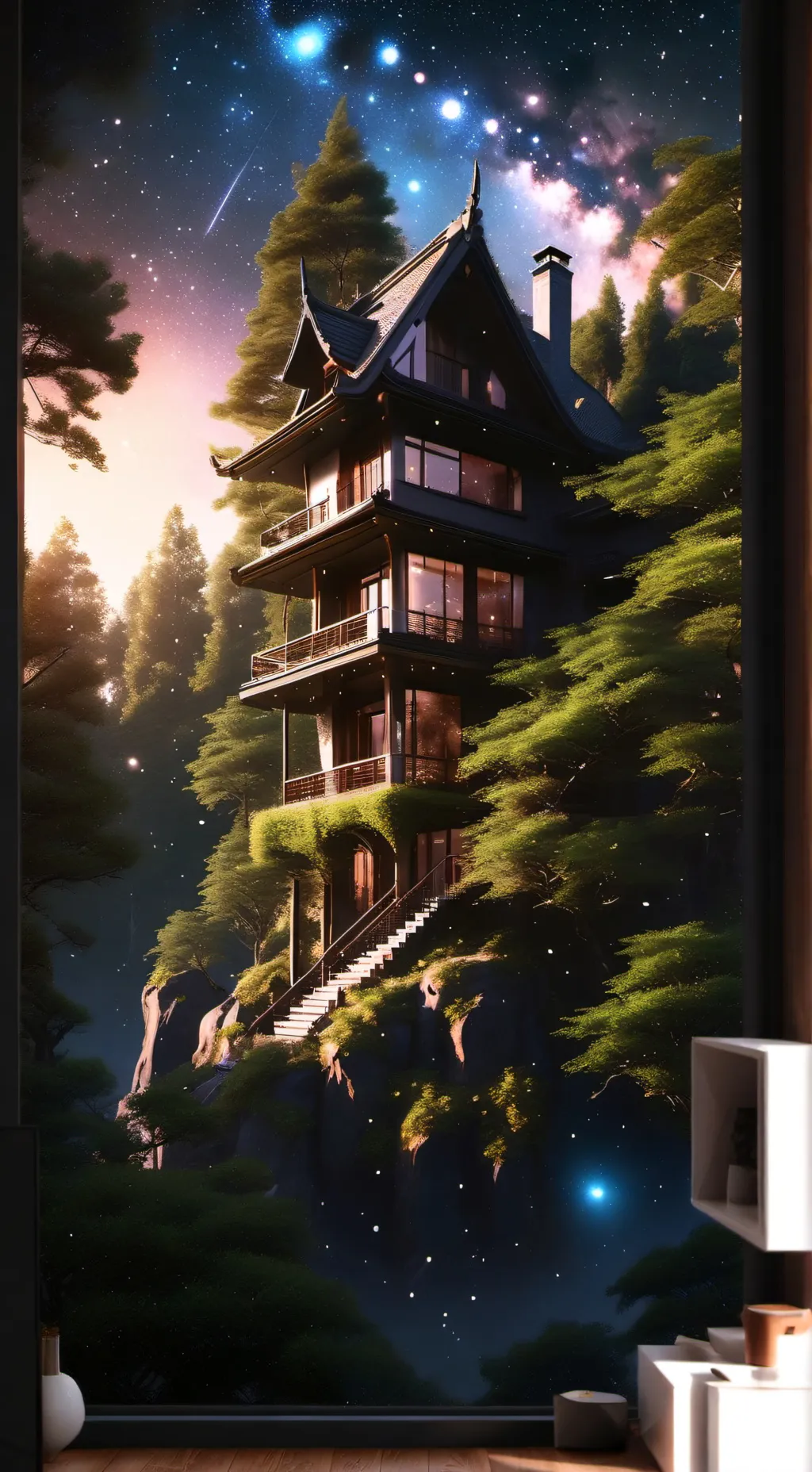 ai character: Home background