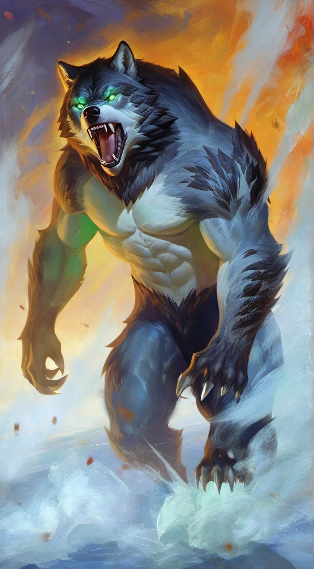 ai character: Gmork  background