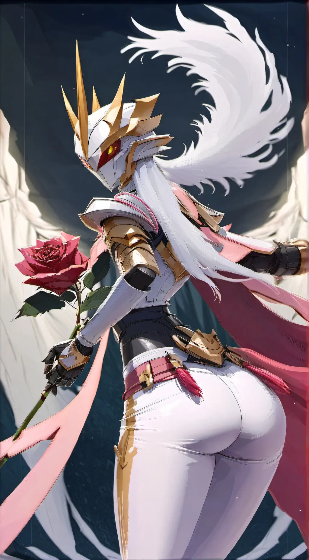 ai character: LordKnightmon background
