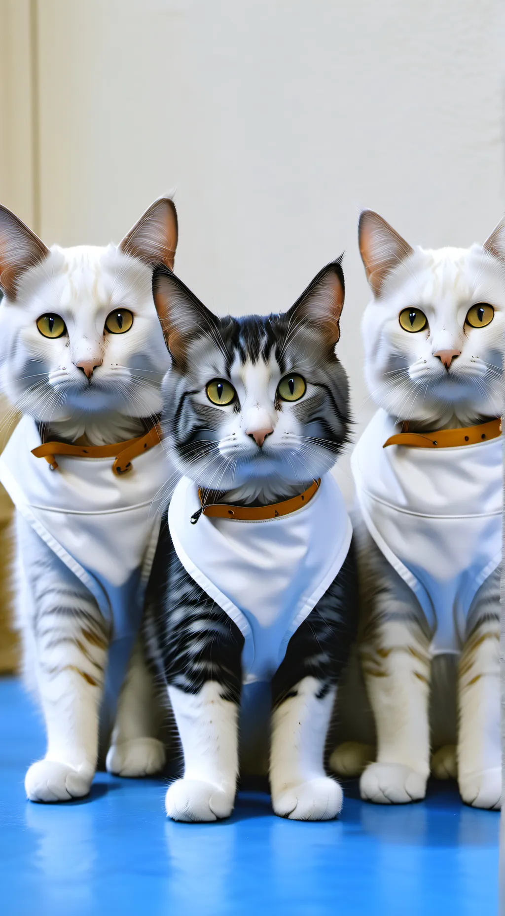 ai character: Les trois chats background