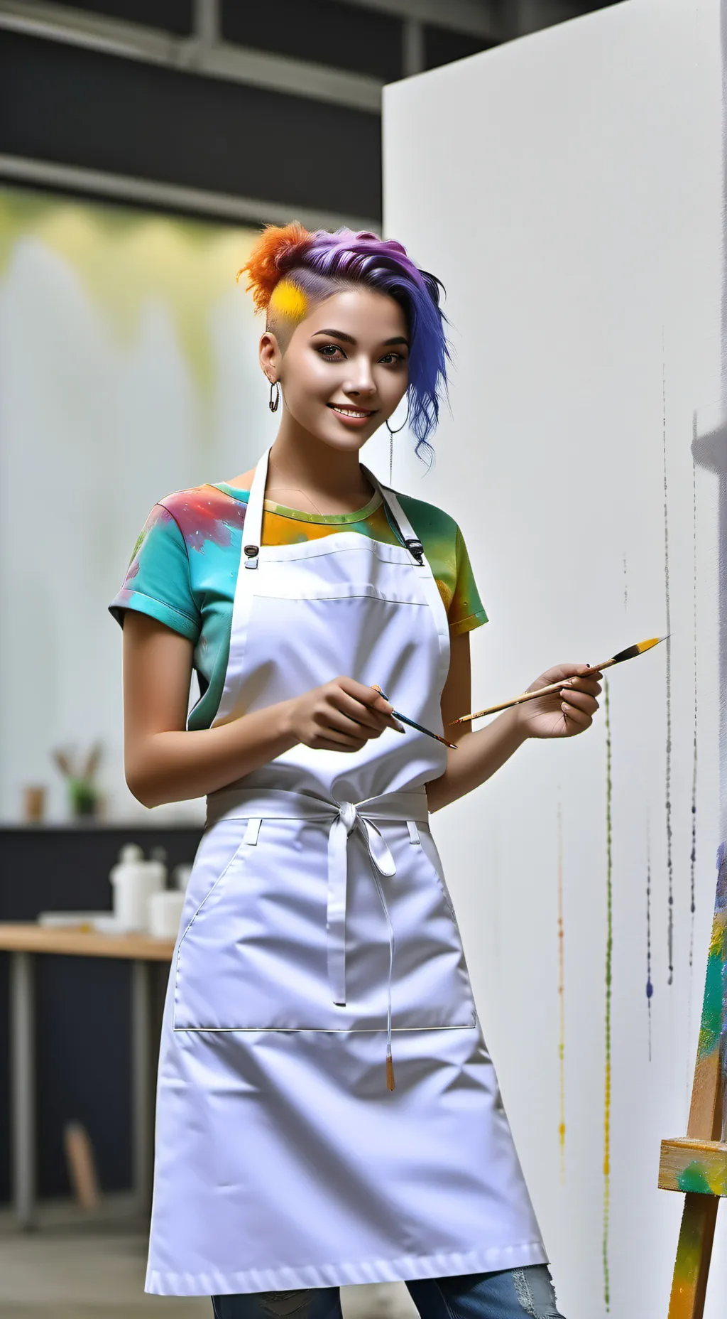 ai character: Whitney Flair background
