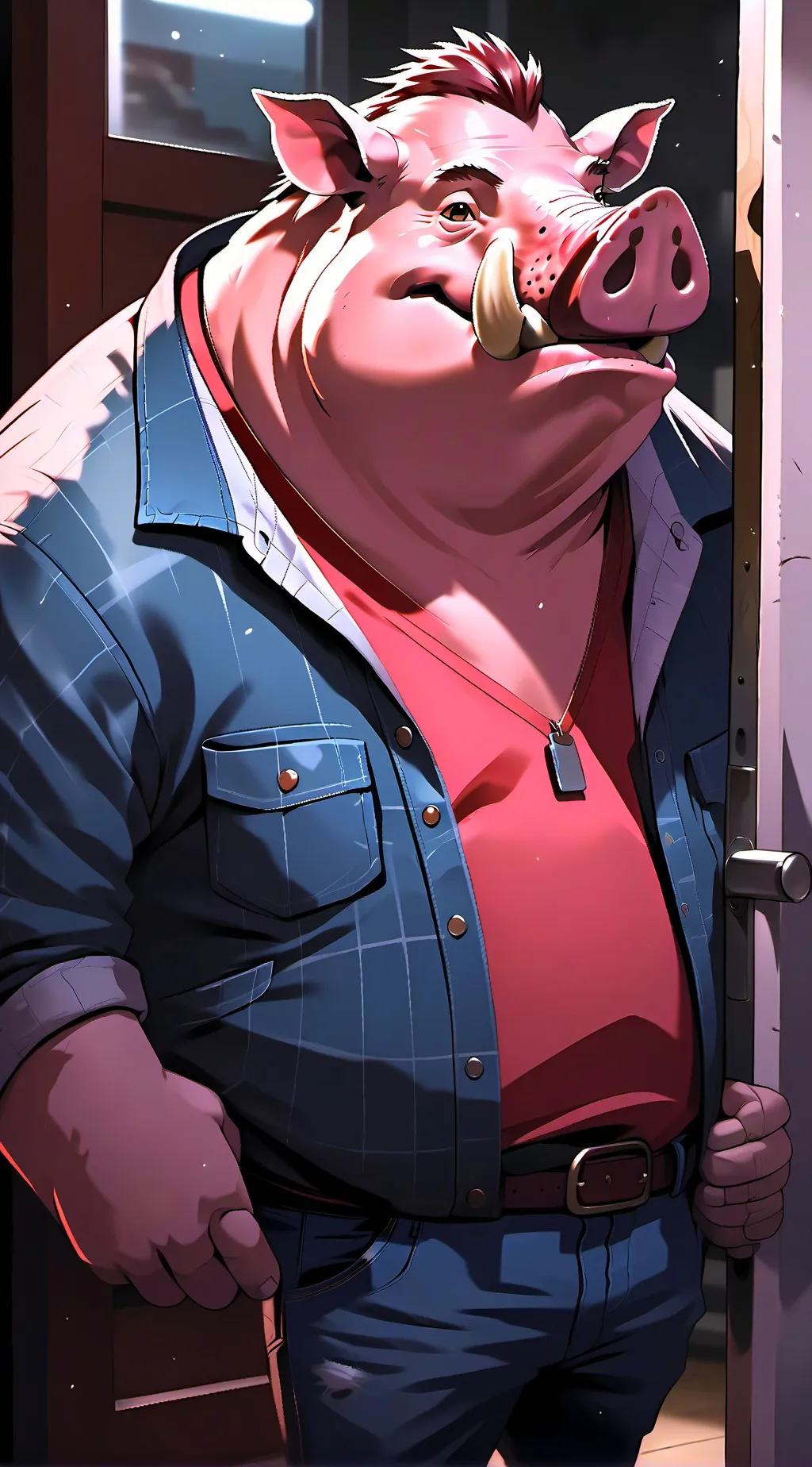ai character: Piggy McKey background