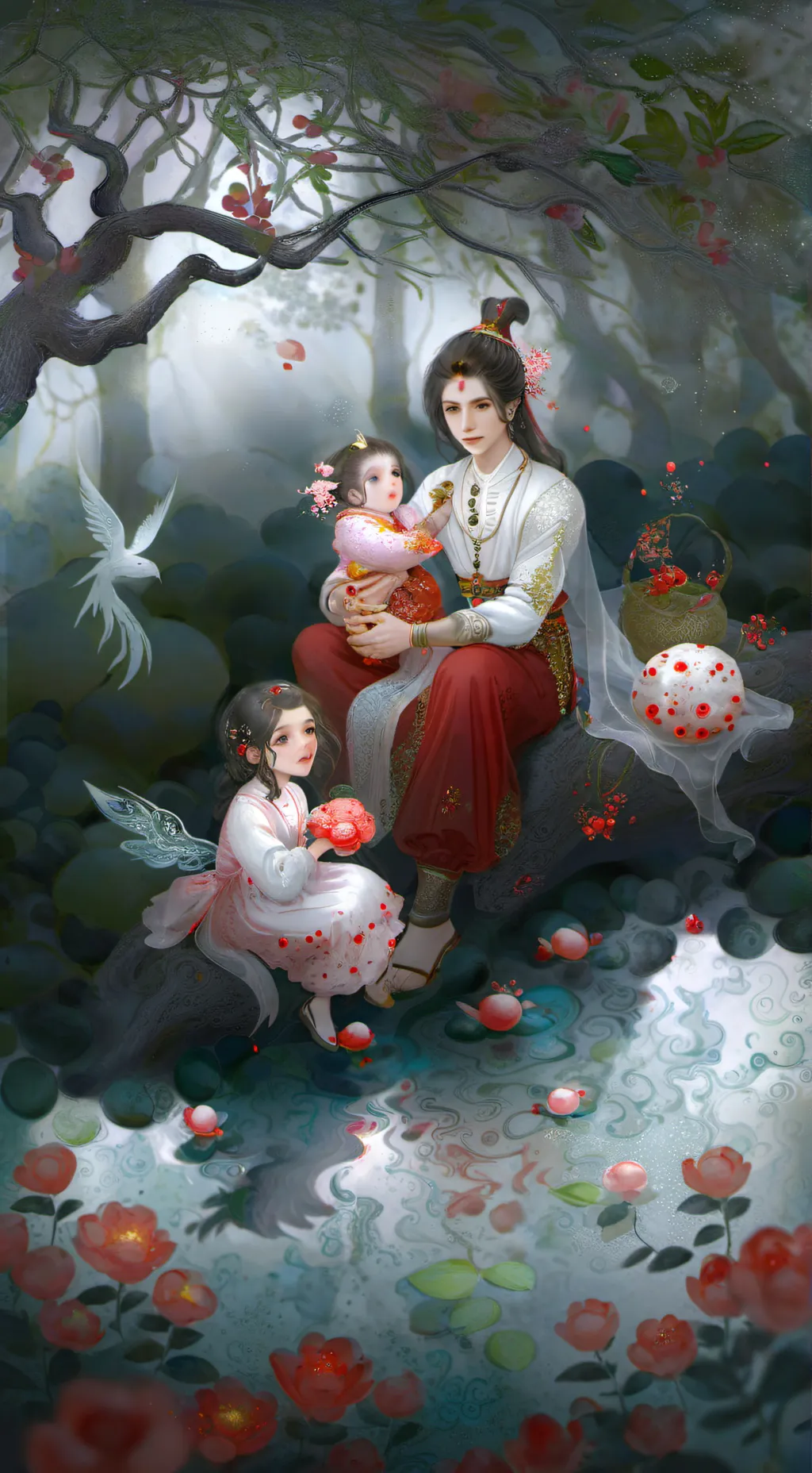 ai character: Family Reunion background