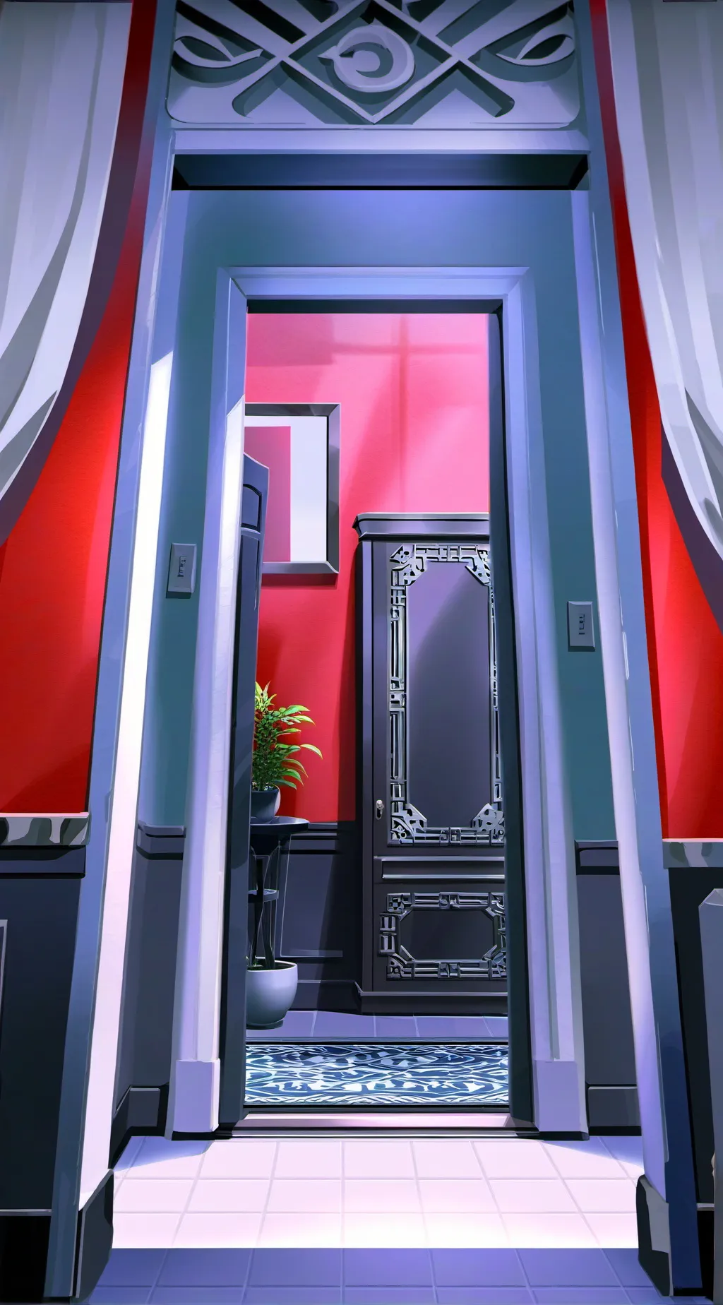 ai character: Floor 74 background