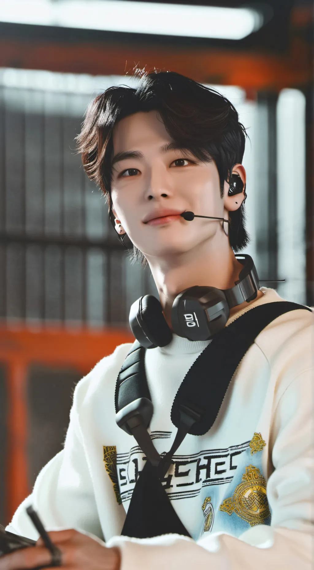 ai character: hwang hyunjin  background