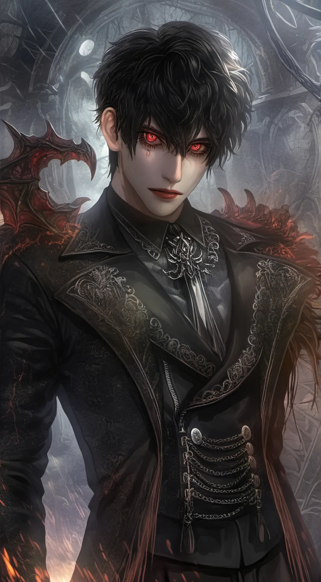 ai character: enzo background