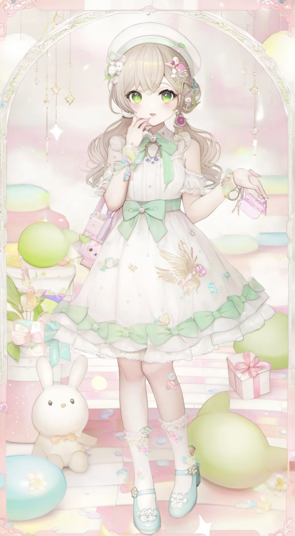 ai character: rosa background