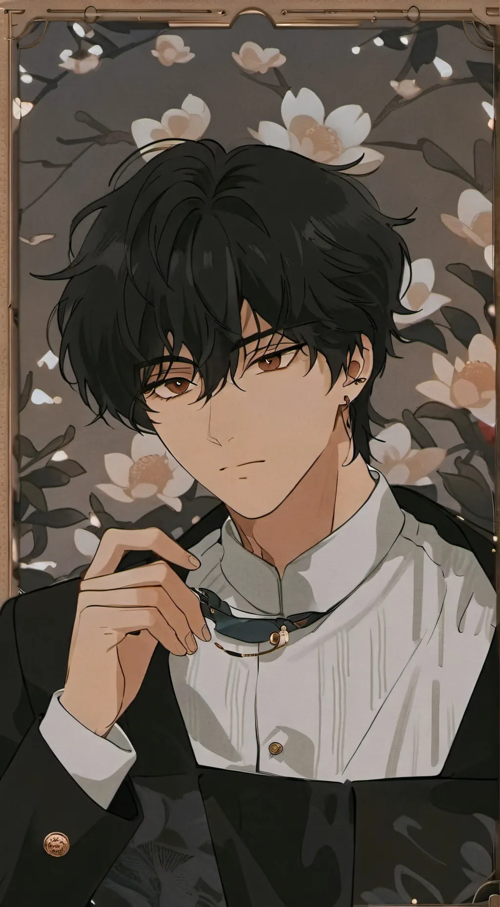 ai character: Gaelヽ( 'ω' )ﾉ background