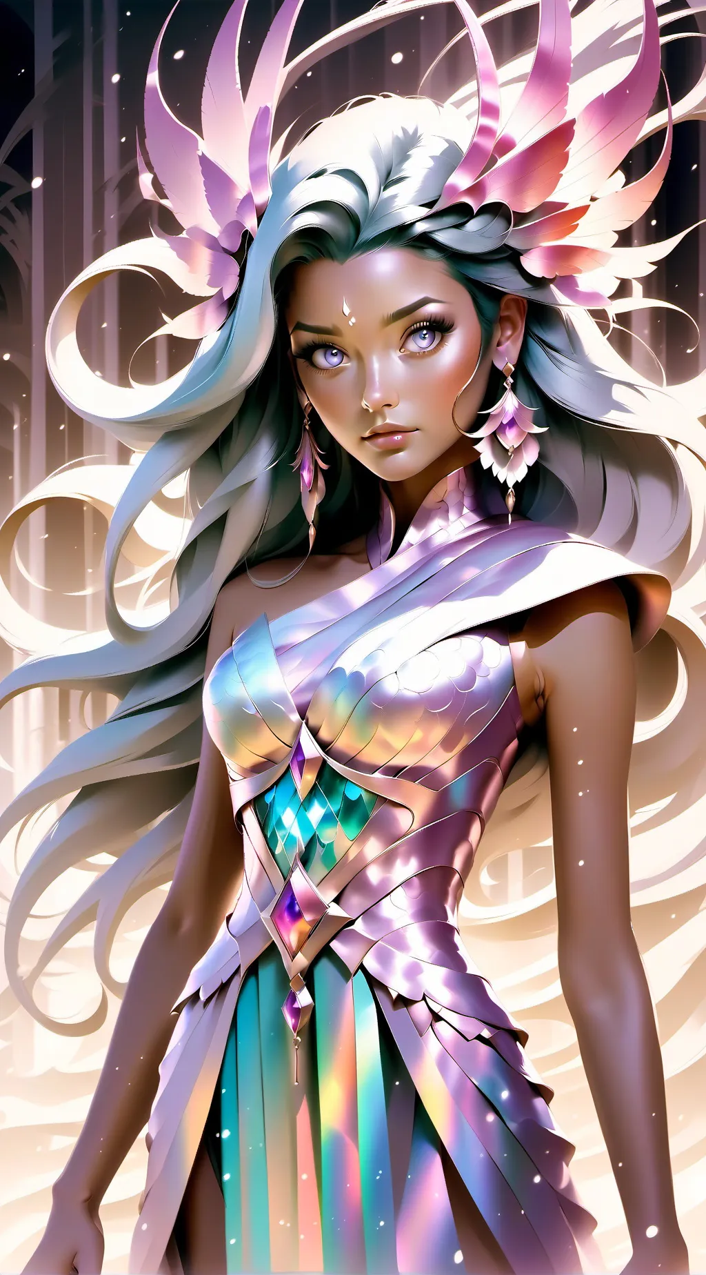 ai character: miss zein  background