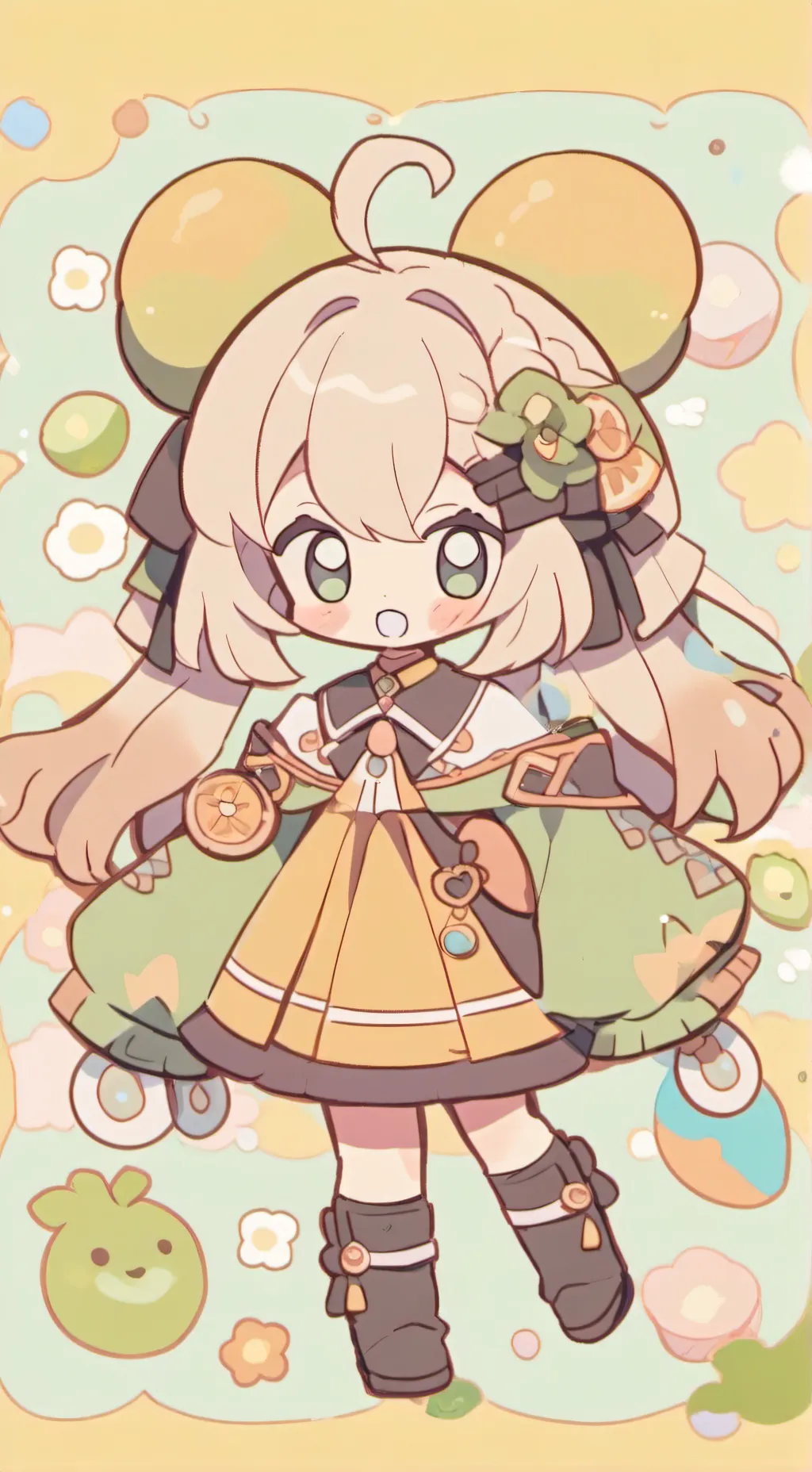 ai character: sherine🌺 background