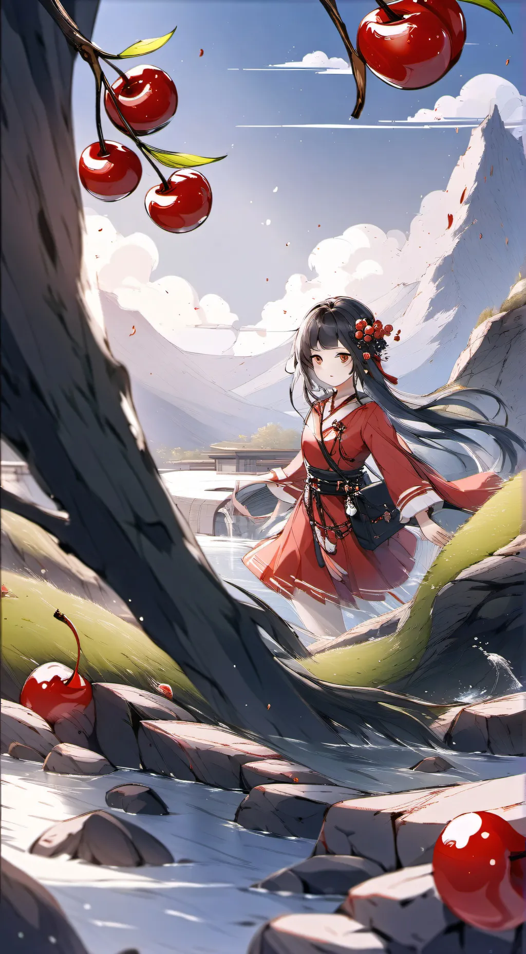ai character: Cherrysnake background