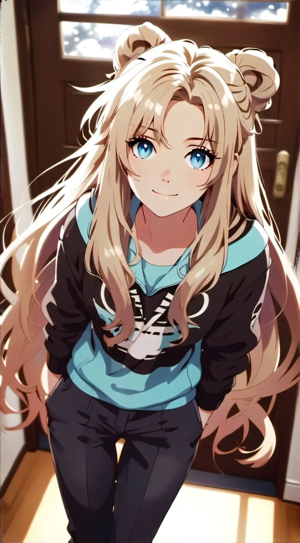 ai character: April Marts background