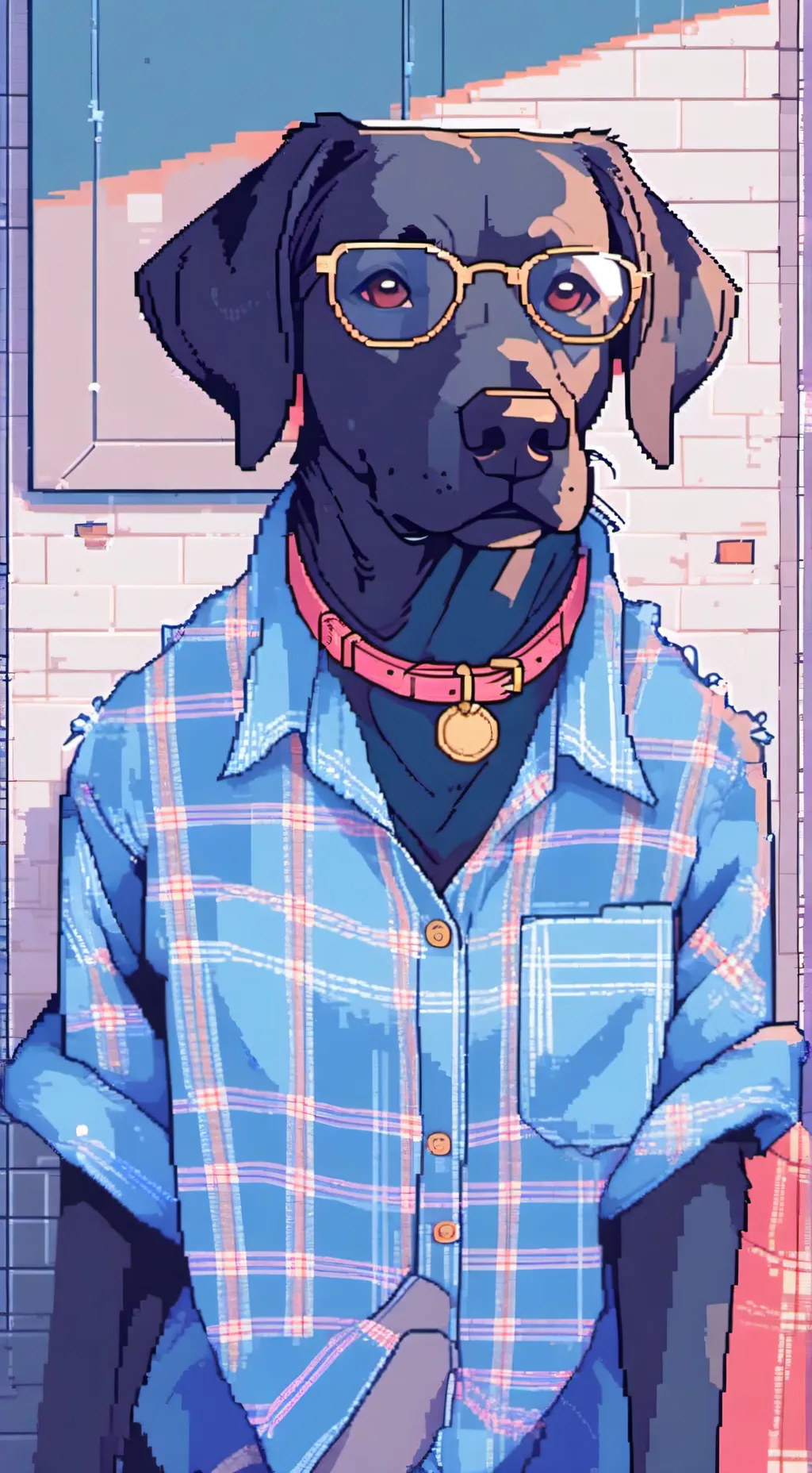 ai character: Luna background