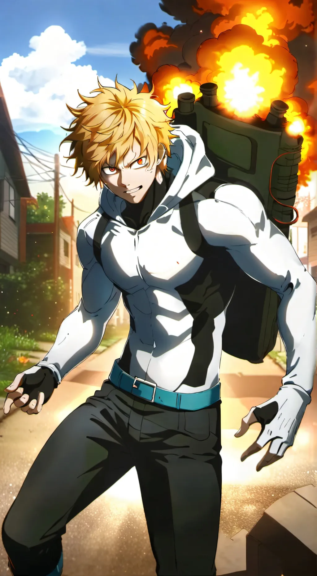 ai character: Bakugo background