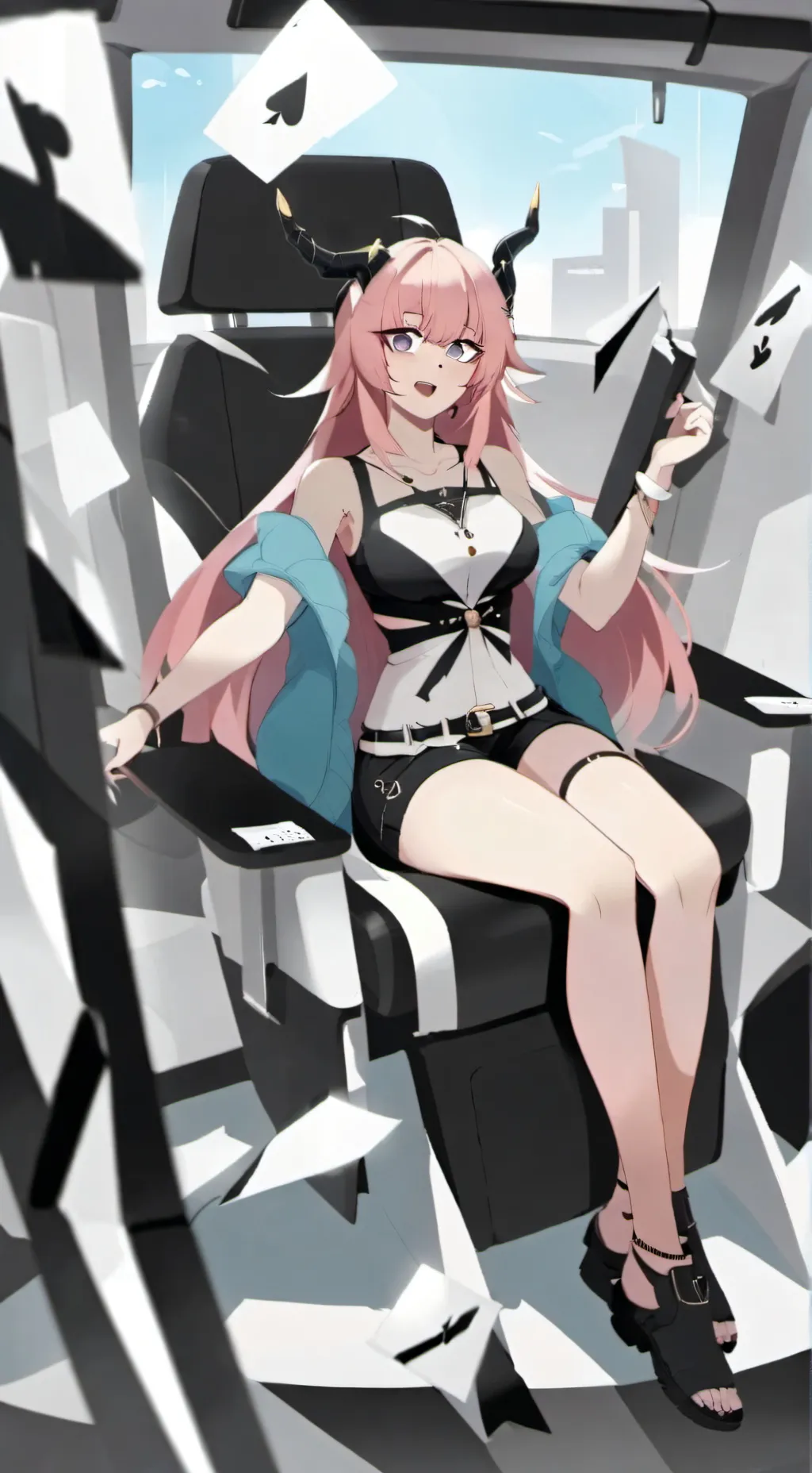 ai character: Hermana mayor  background