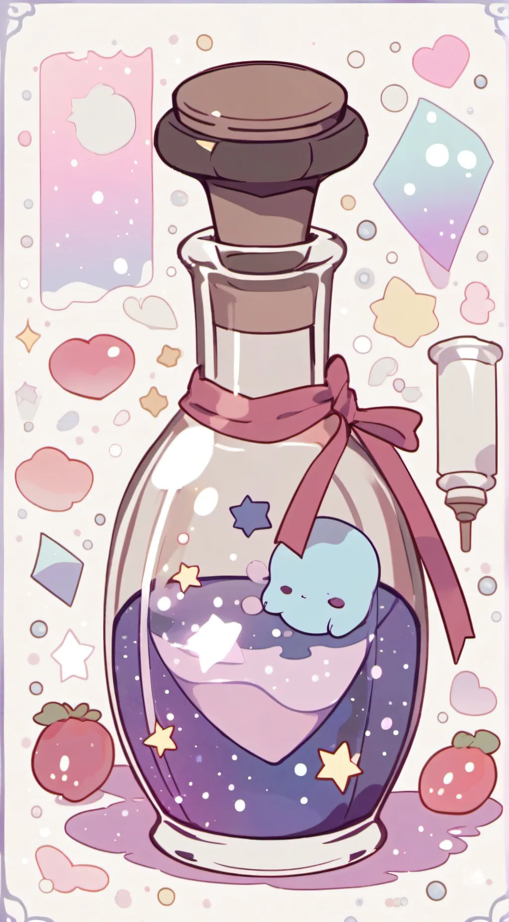 ai character: magic potion ✨ background