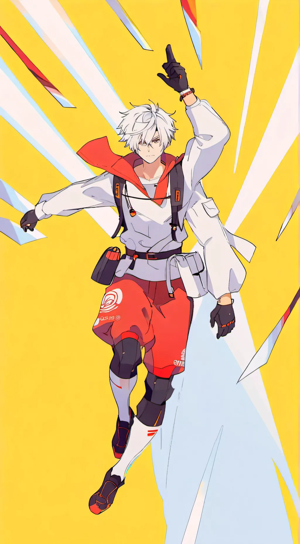 ai character: Hero training mha background