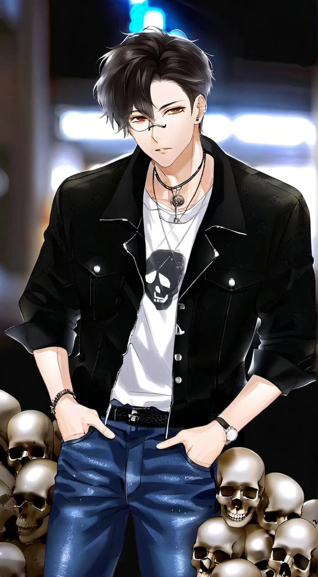 ai character: ..Ray... background