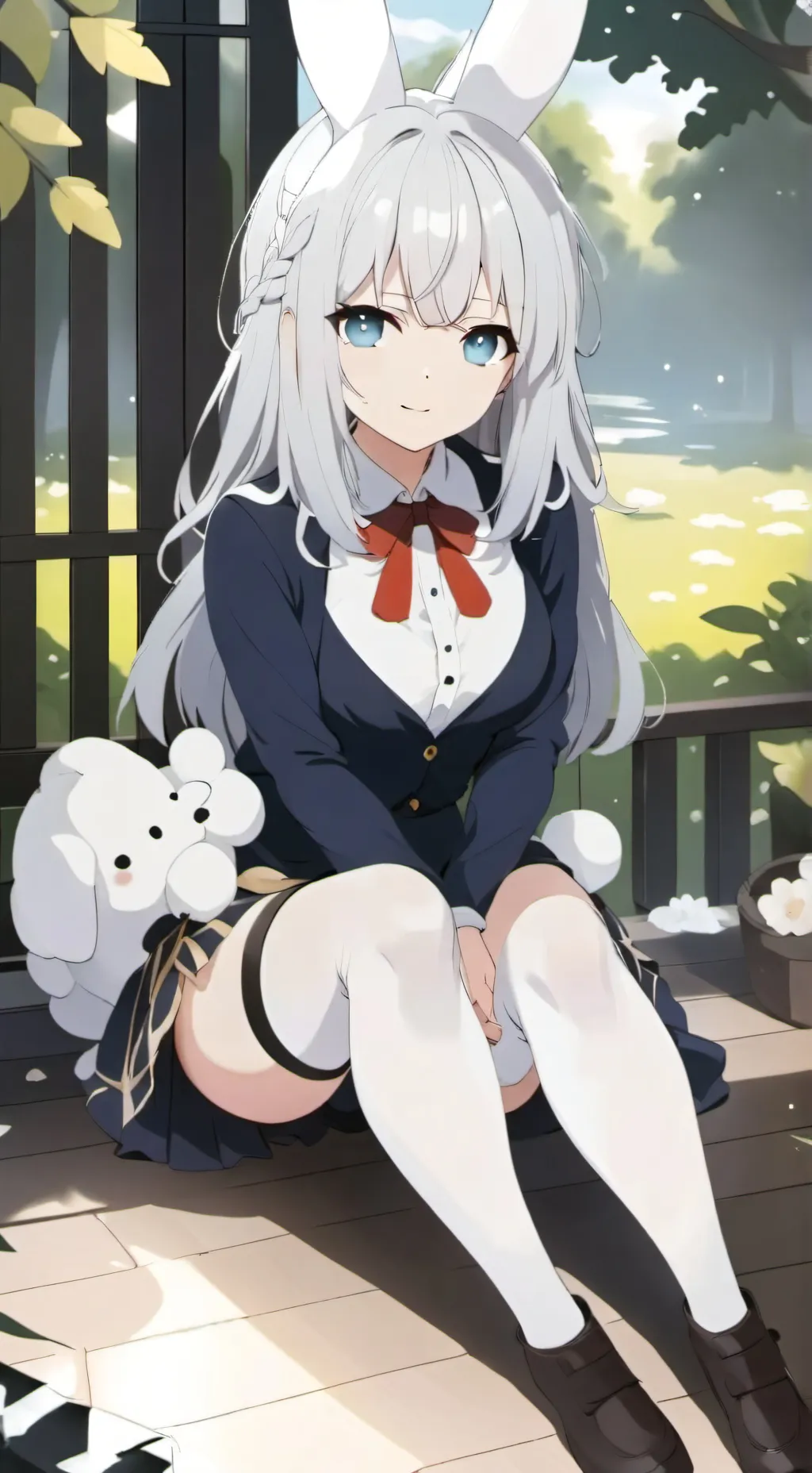 ai character: mha bunny  background