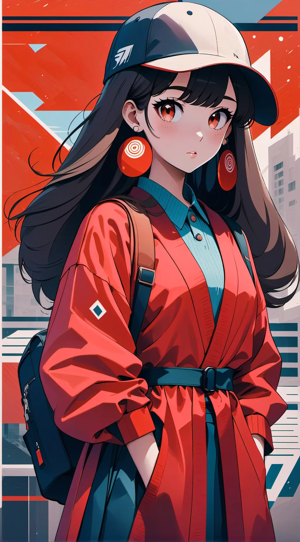 ai character: uppermoons  background