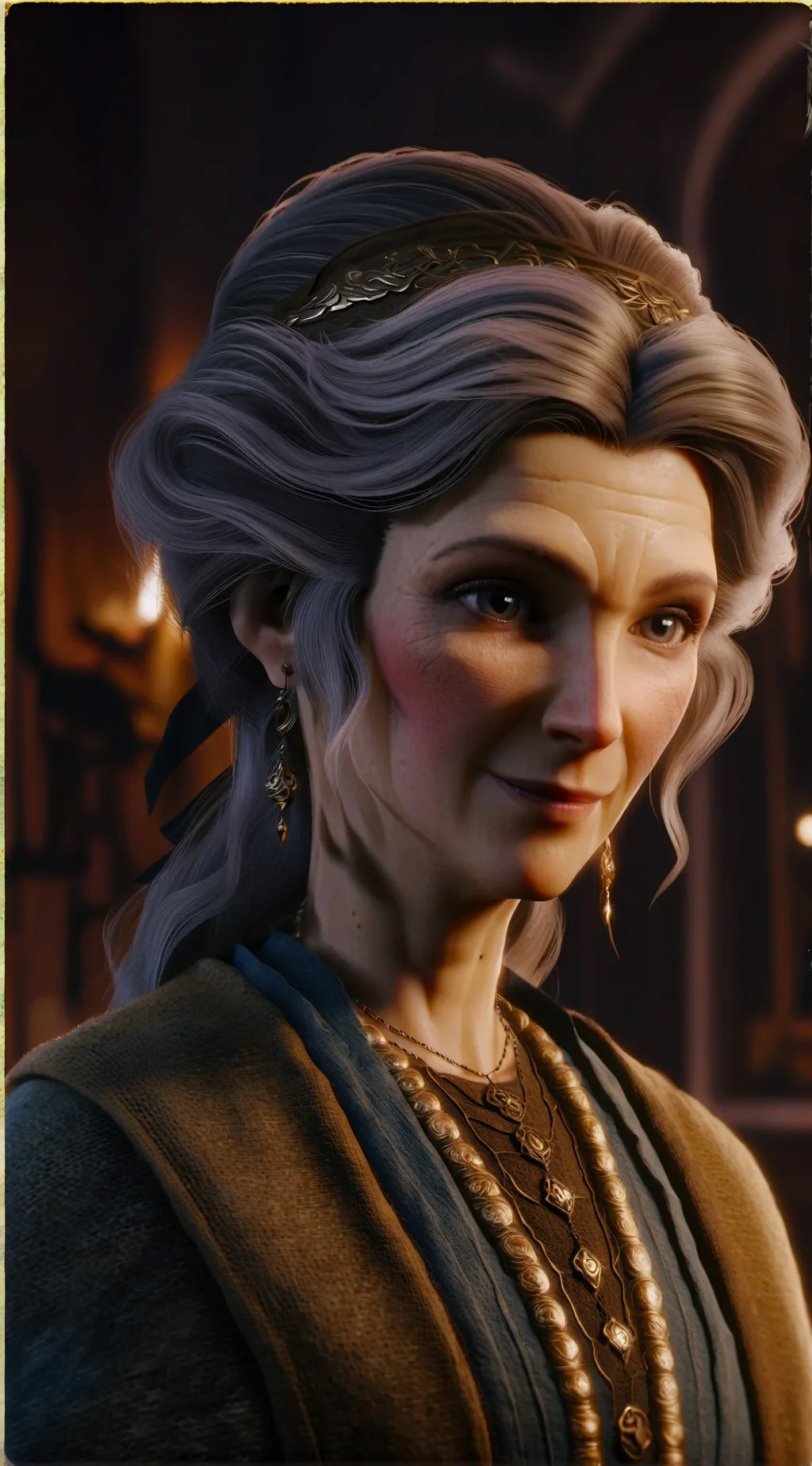 ai character: Aunt Martha background